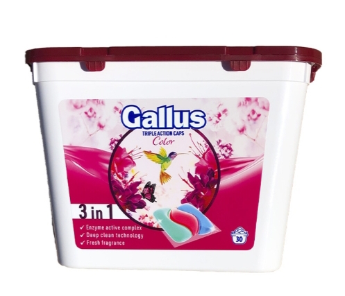 Капсули для прання Gallus Колор 3в1 30шт